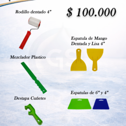 Kit Herramientas Mesas Resina Epoxica