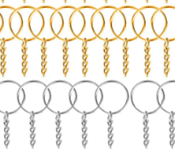Argollas Para Llaveros en Acero