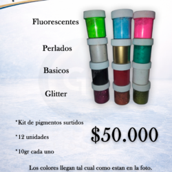 Kit de Pigmentos para Resina