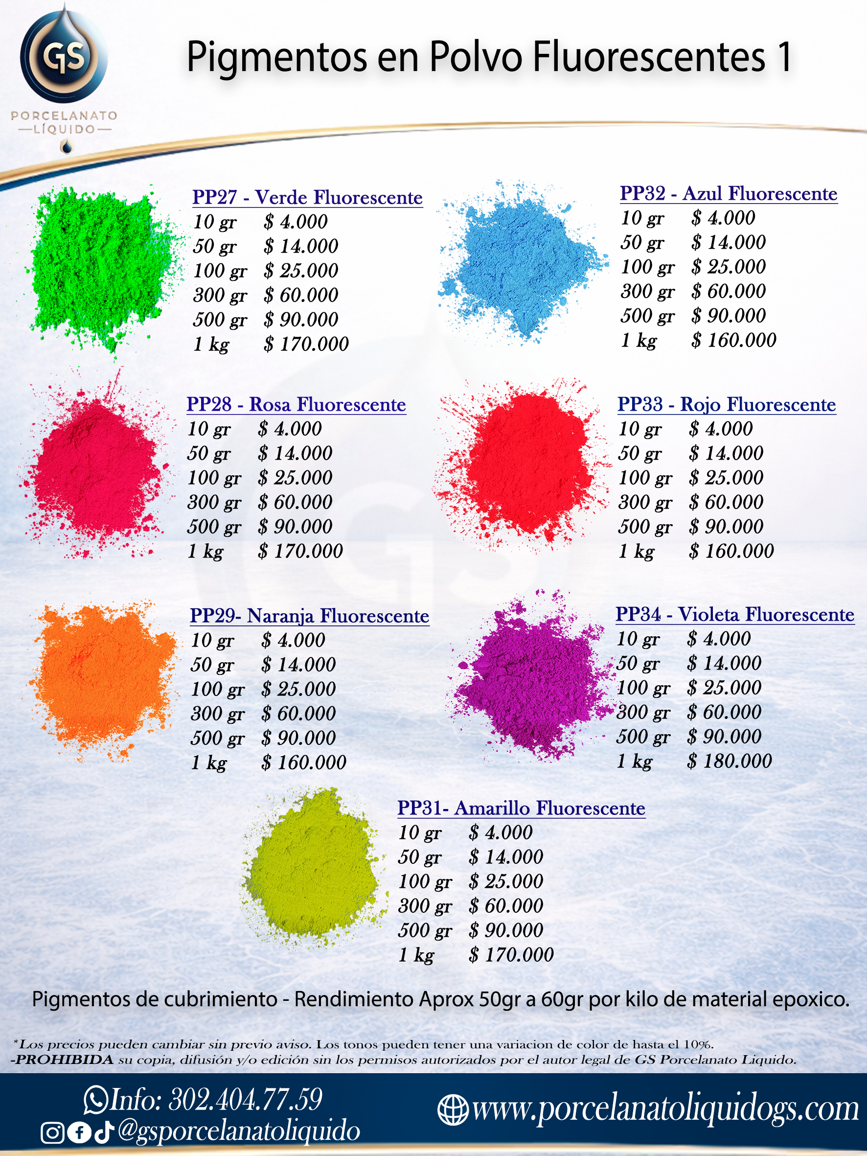 Pigmentos Fluorescentes
