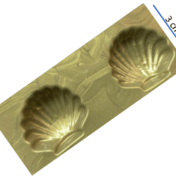 Molde de Conchas de Mar x2