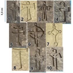 Molde de Cruz x1 Variadas