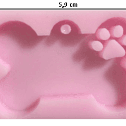 Molde Placa de Hueso con Huella