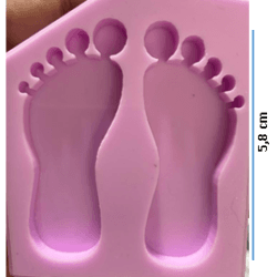 Molde de Pies x2