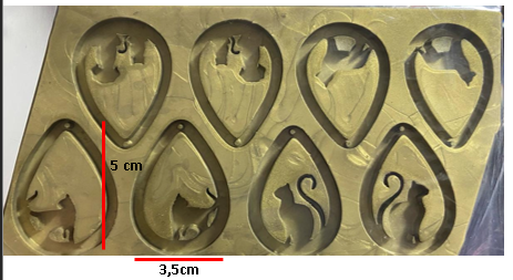 Molde de Aretes - Pendientes Animales