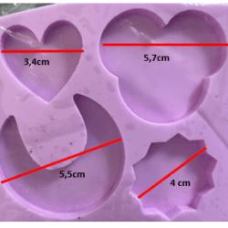 Molde de Figuras Variada x4