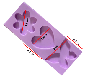 Molde de Figuras 2D Variada x3