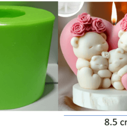 Molde de Familia de Osos con Corazon - 459