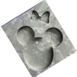 Molde de Minnie Mouse con Moño
