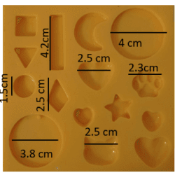 Molde Figuras Varias Llaveros - Collares