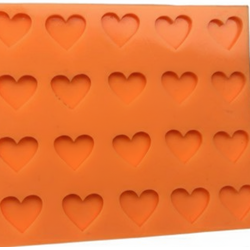 Molde de Corazones x20 - 3mm