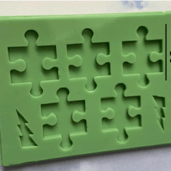 Molde de Fichas Rompecabezas