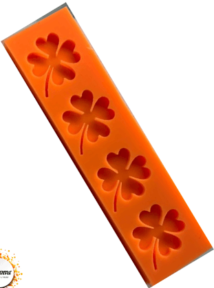 Molde de Hoja de Trebol x 4