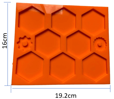 Molde Tipo Panal Individual