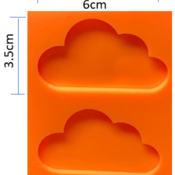 Molde de Nube 2D x2