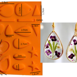 Molde para Pendientes - Aretes Varios