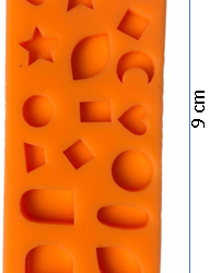 Molde Mini Piedras x17