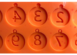 Molde de Numeros 3D