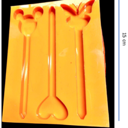 Molde para Lapiceros Variado x3