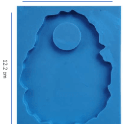 Molde Placa Exhibidor de Uñas