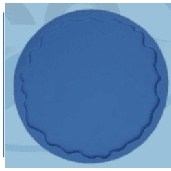 Molde de Bandeja Circular Geoda