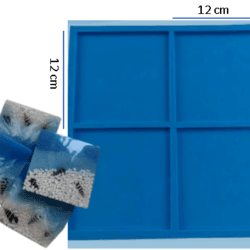 Molde Porta Vasos Cuadrados x 4