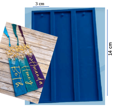 Molde Separador de Pagina Rectangular x3