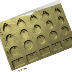 Molde Figuras Mini Llaveros