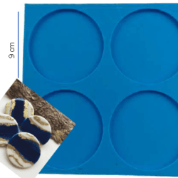 Molde Porta Vasos Circular x 4