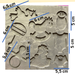 Molde de Figuras Bebe