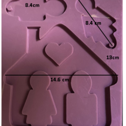 Molde Porta Llave Pareja