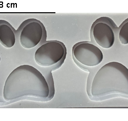 Molde de Huellas con Relieve x2