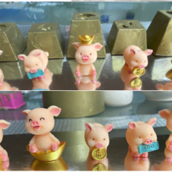 Molde de Cerditos - Marranos Mini