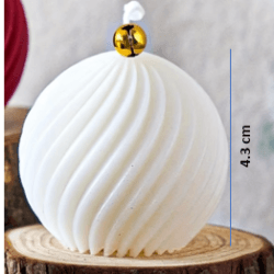 Molde de SIlicona Velon Esfera Ondas - 1020