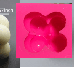 Molde de Silicona Burbujas x4 - 103