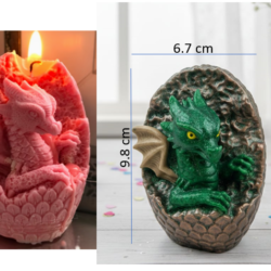 Molde de Dragon en Huevo - 1051