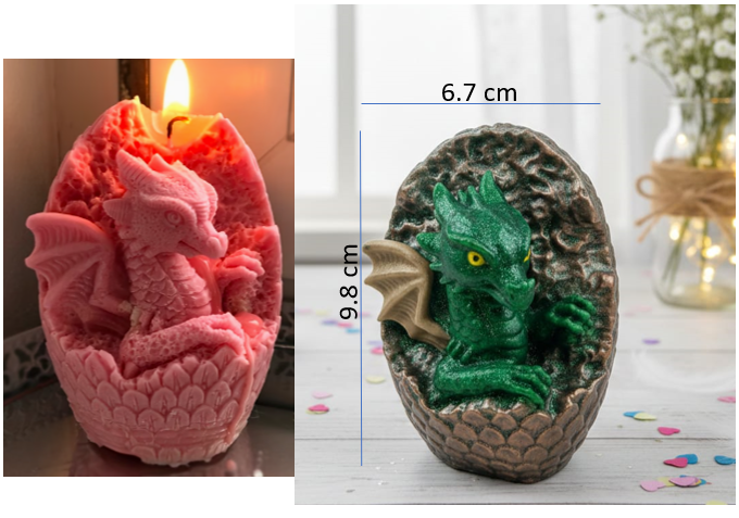 Molde de Dragon en Huevo - 1051