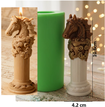 Molde Caballo en Atril - 1054