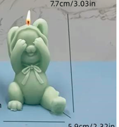 Molde de Conejo con Sombrero - 110