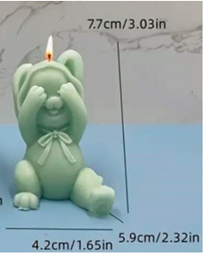 Molde de Conejo con Sombrero - 110