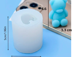 Molde de Mini Osito Sentado - 117