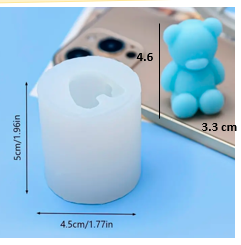 Molde de Mini Osito Sentado - 117