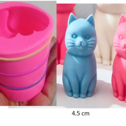 Molde de Gato Gordito