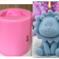 Molde de Leon Sentado Kwaii - 145