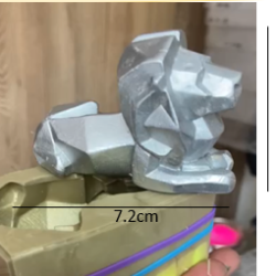 Molde de Leon Geometrico - 168