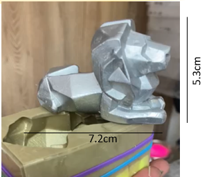 Molde de Leon Geometrico - 168