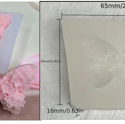 Molde de Mariposa con Rosas - 182