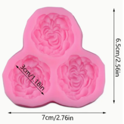 Molde Flor de Peonia Mini - 187