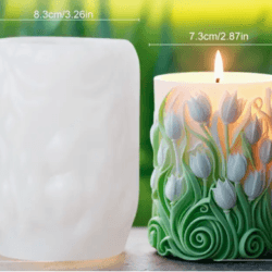 Molde de Velon Pila con Flores - 191