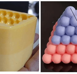 Molde de Silicona Piramide Burbuja - 193